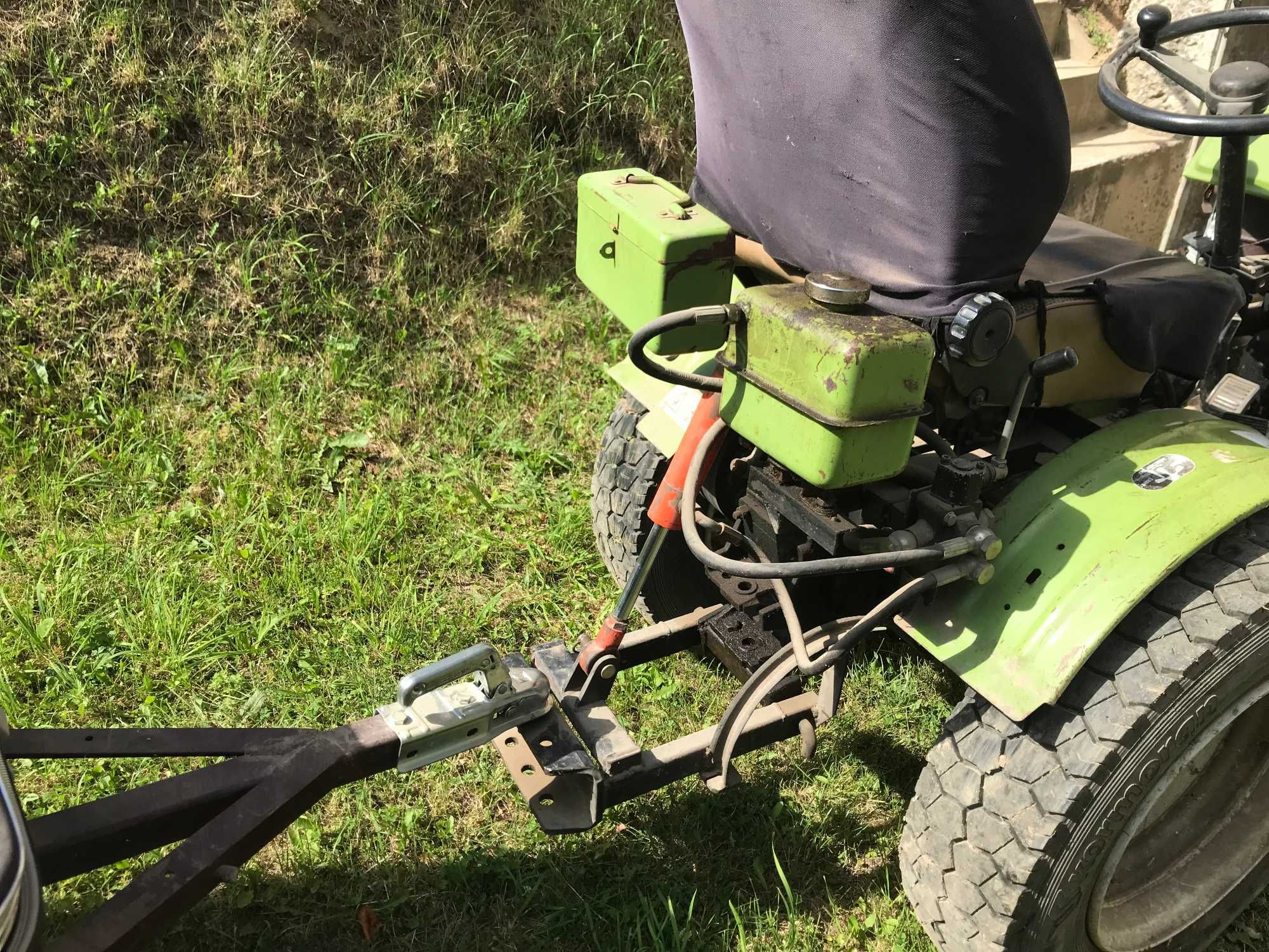 трактор мотоблочний з причепом та гідравлікою