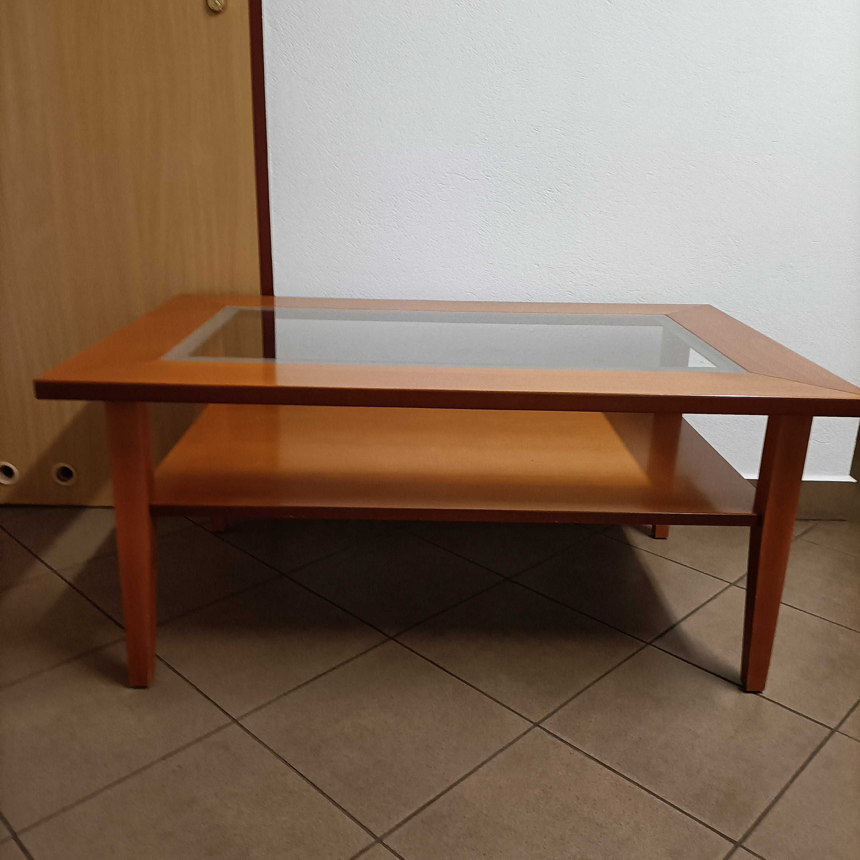 Ława że szkłem stan dobry.
