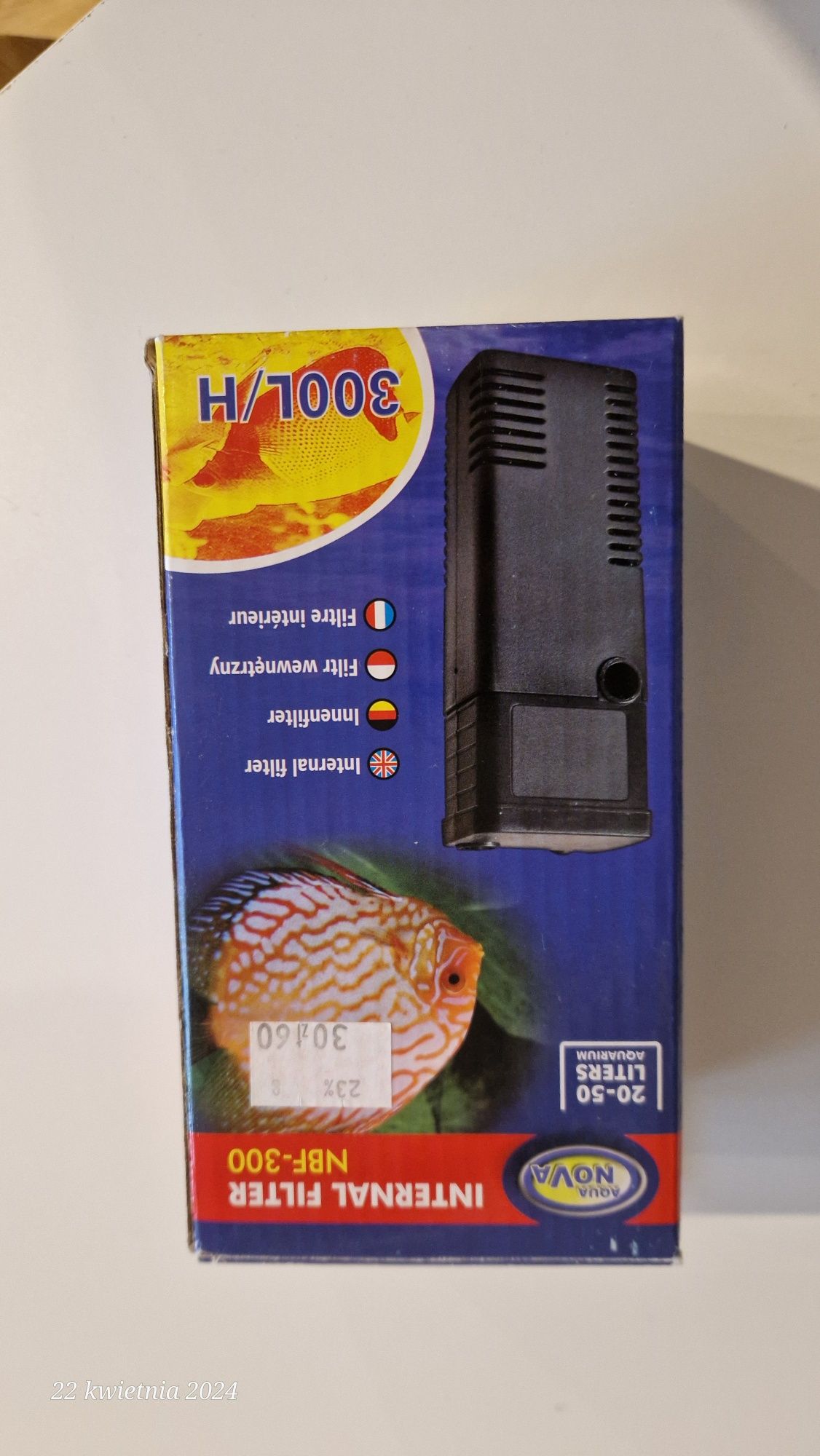 Filtr wewnętrzny Aqua Nova NBF-300