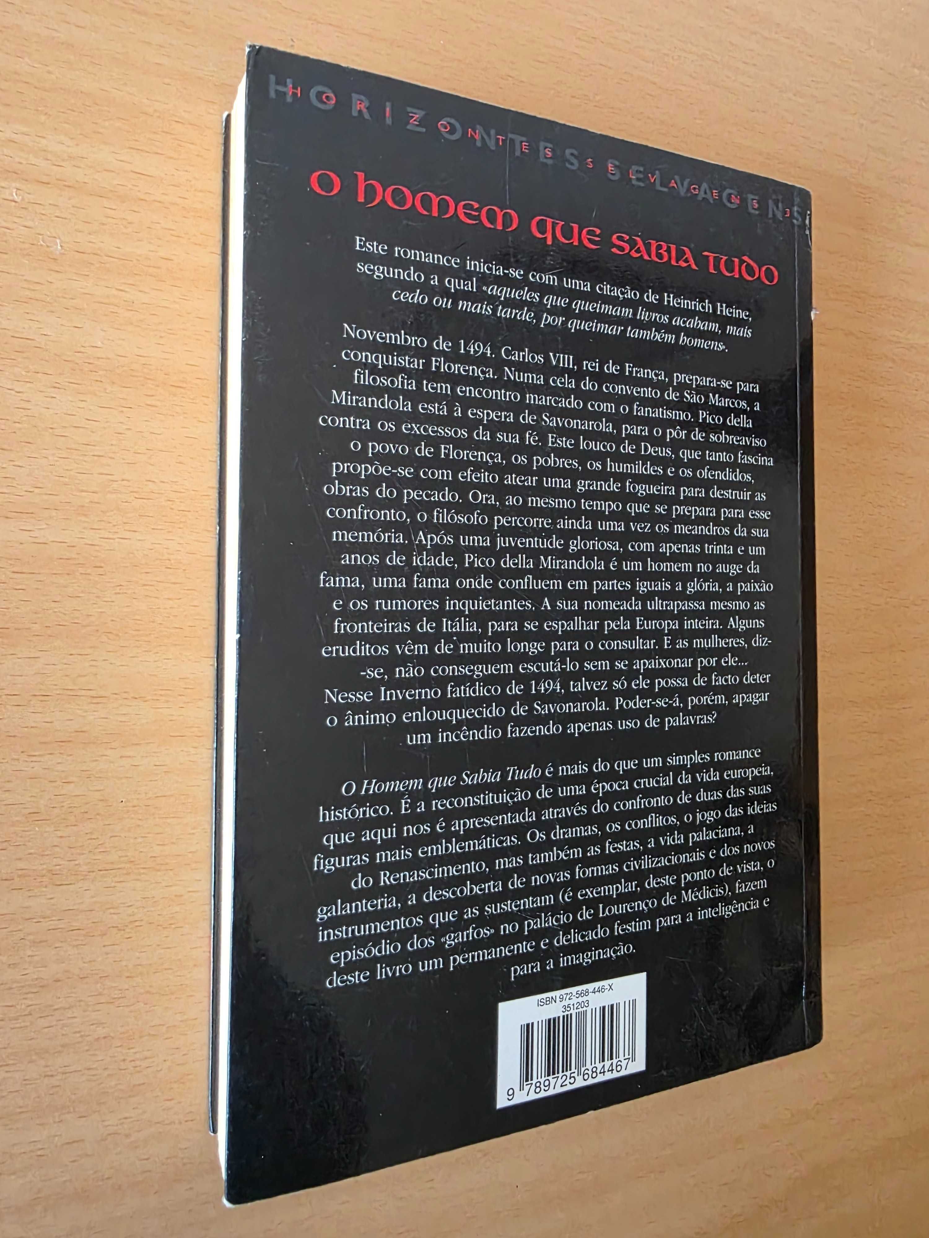 Livro "O Homem que Sabia Tudo" de Catherine David