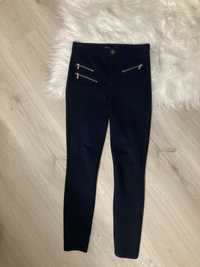 Granatowe damskie spodnie Zara XS 34