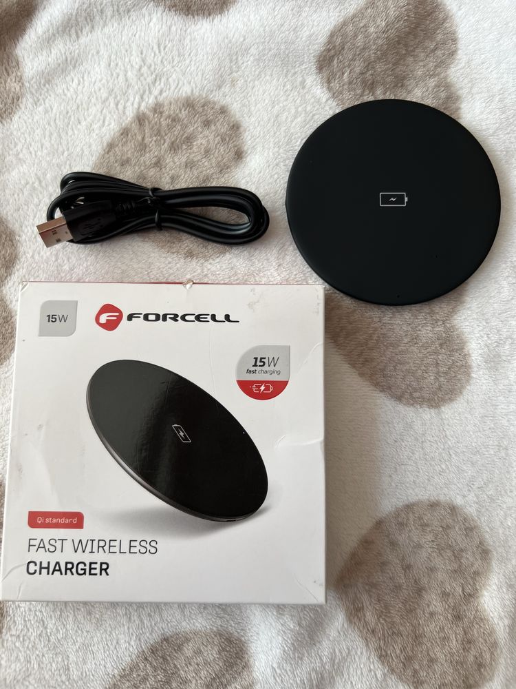 Ładowarka indukcyjna 15W z kablem USB -C