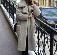 Вовняне пальто-шуба українського бренду, S-M-L