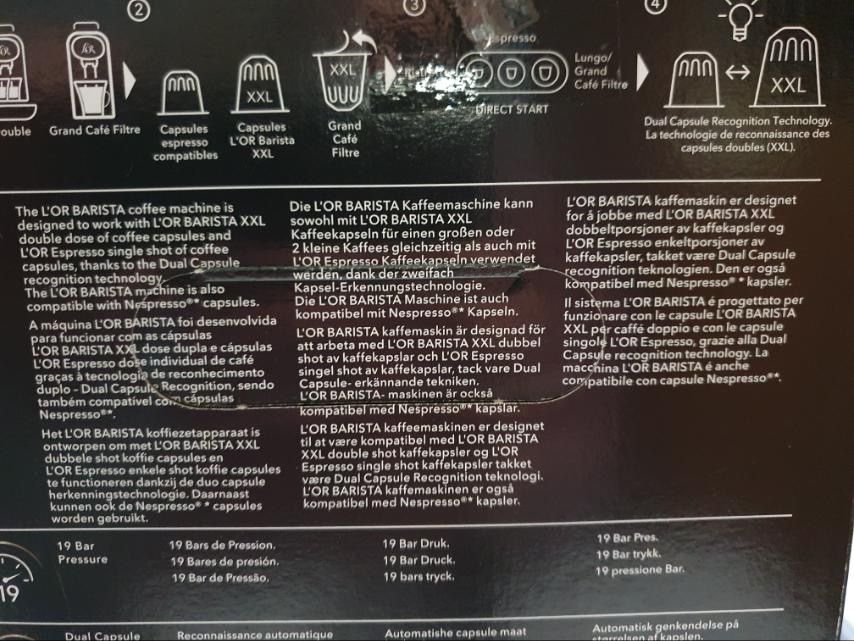 Капсульная кофемашина L’OR BARISTA PHILIPS