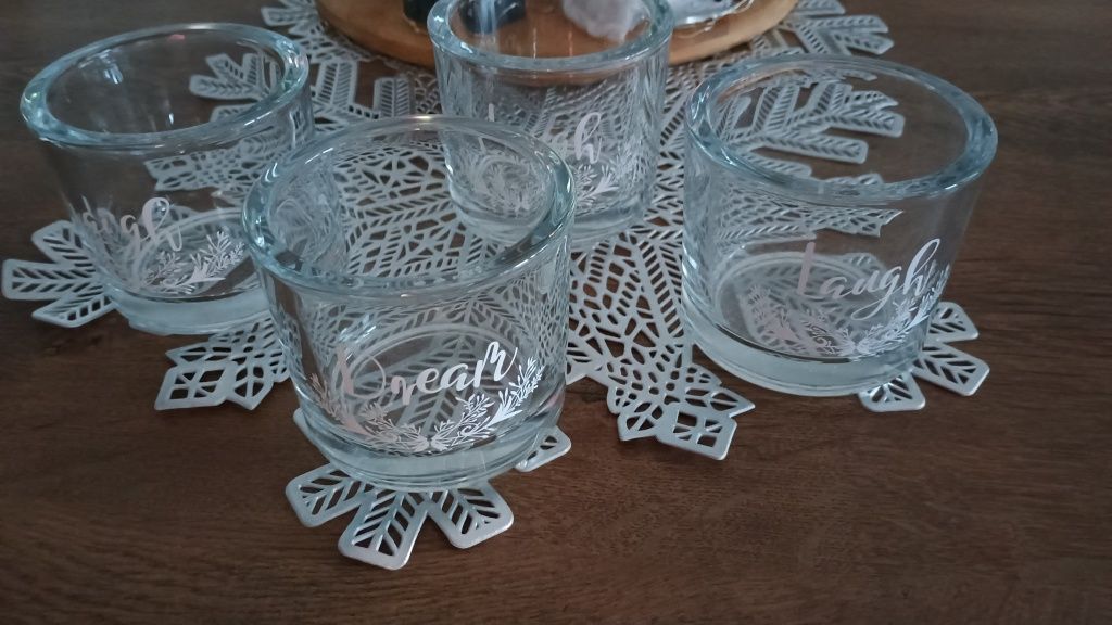 Świeczniki słoiczki do świeczek tealight