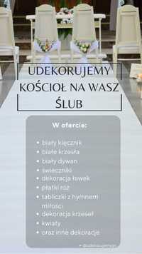 Ślubne dekoracje kwiaty dekoracje kwiatowe wesele