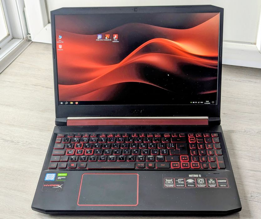 Игровой ноутбук ACER NITRO 5 GTX 1050, I5-8300H, 16gb RAM, 512gb SSD