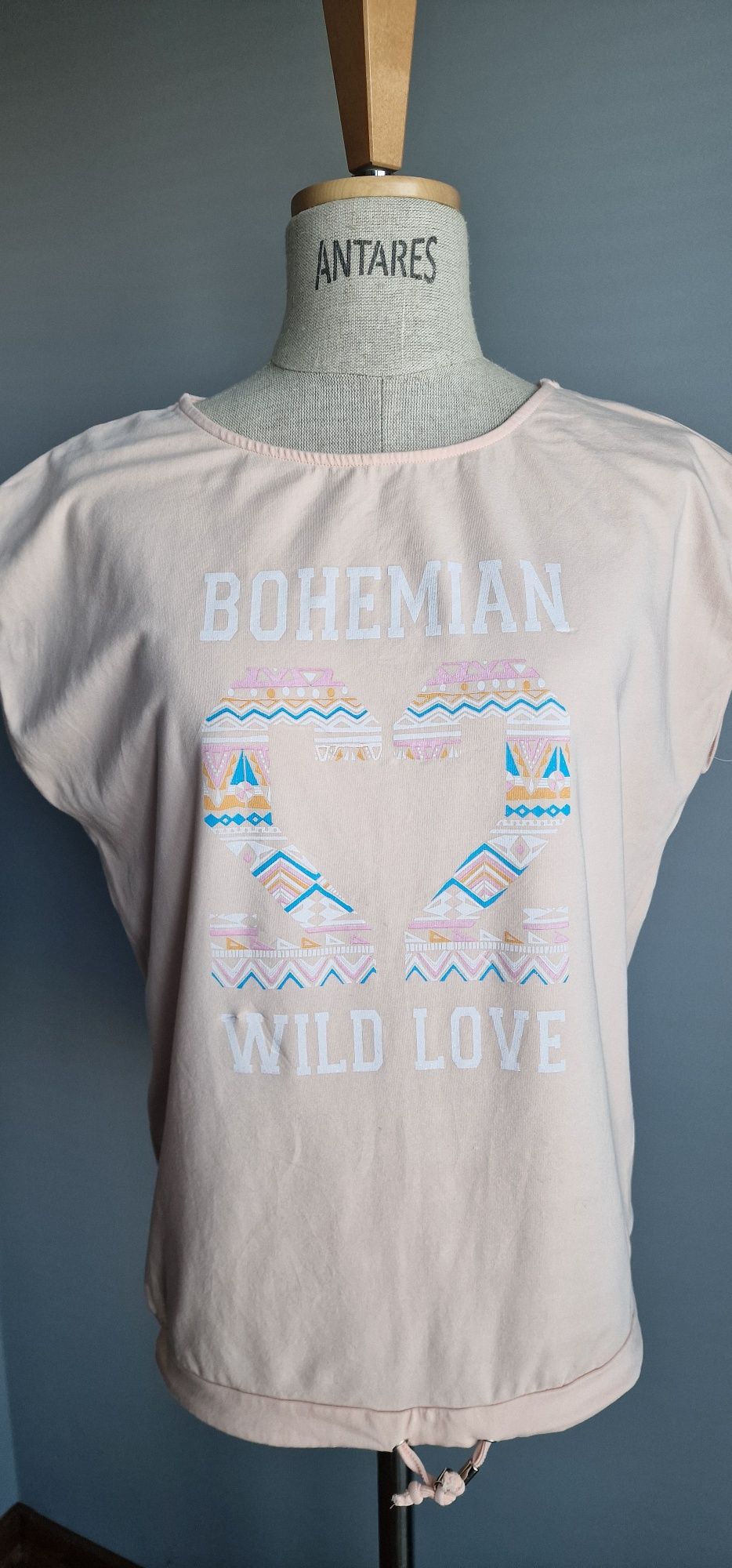 Latynka Bohemian Bluzka T-shirt Nowy