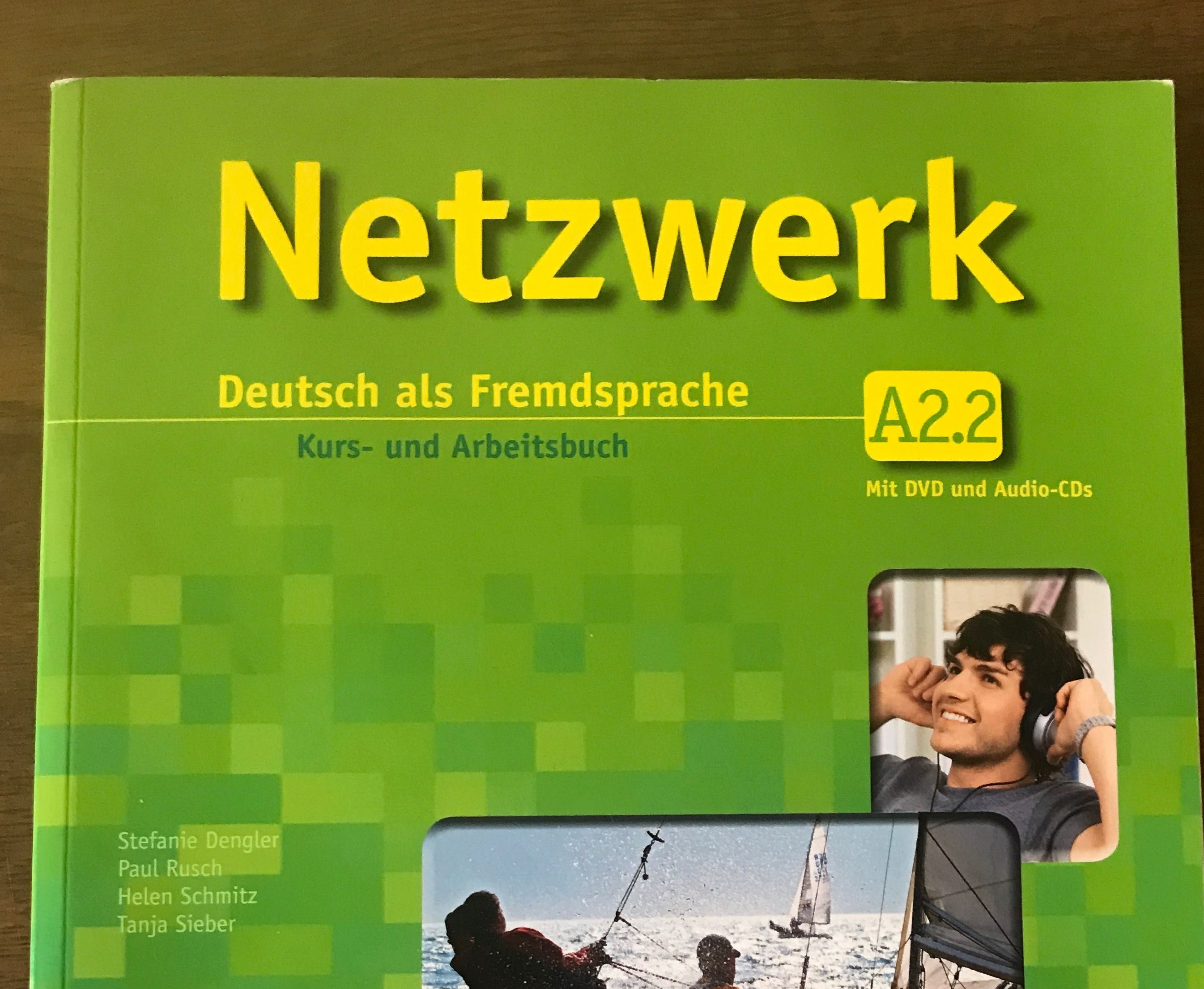 Учебник немецкого языка Netzwerk A2.2 с рабочей тетрадью