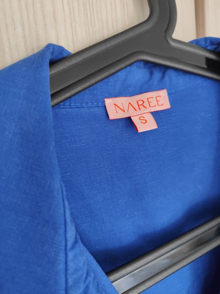 Niebieska Koszula oversize Sabbia Cobalt Naree S