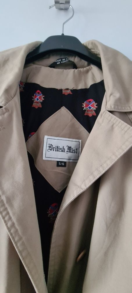 Vintage trencz płaszcz trench coat British Mist