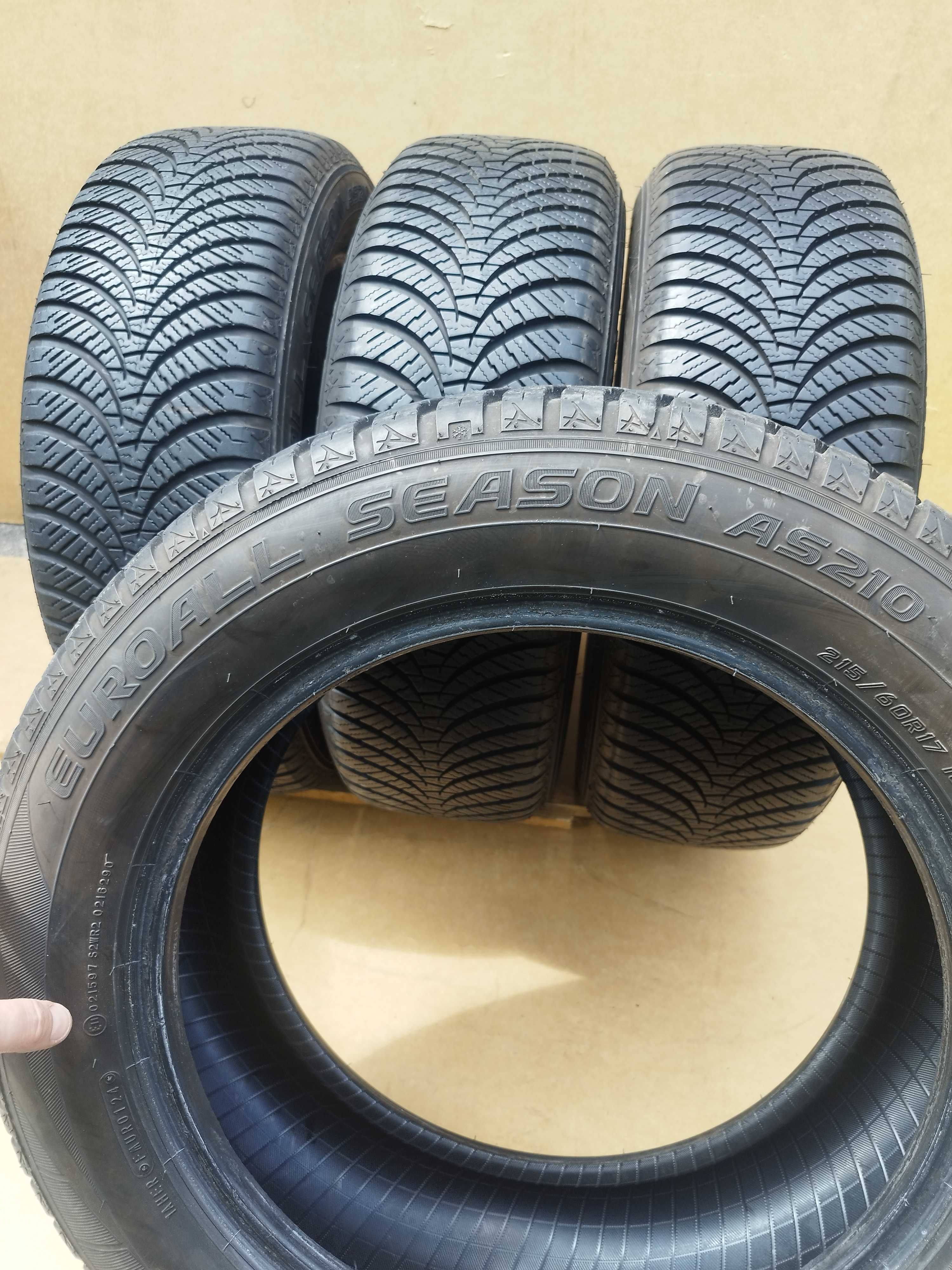 2024r. prawie Nowe Całoroczne Falken Euroall Season AS210 215/60/R17
