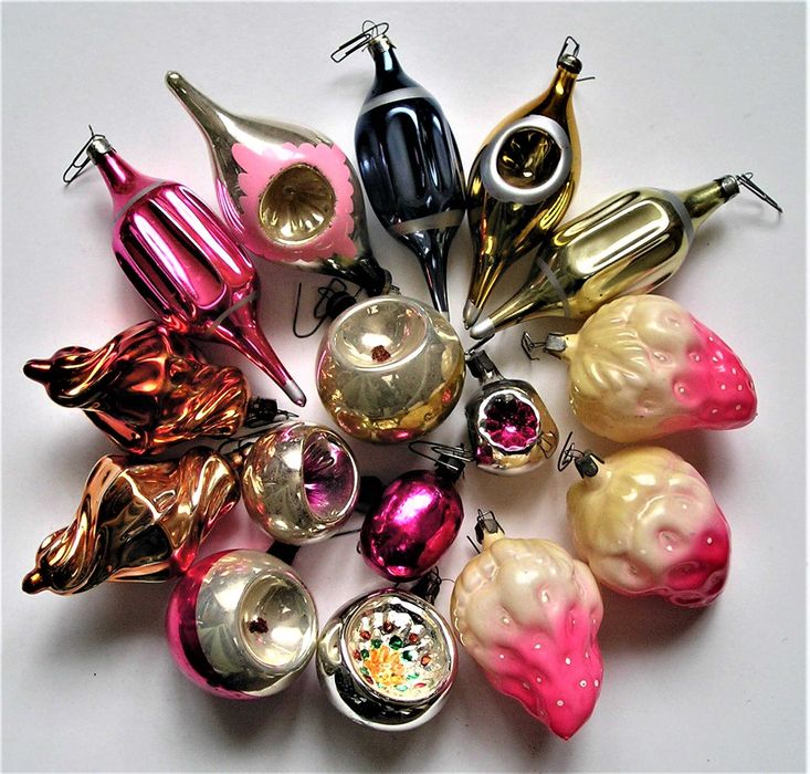 Елочные игрушки СССР 1950-1980-е годы