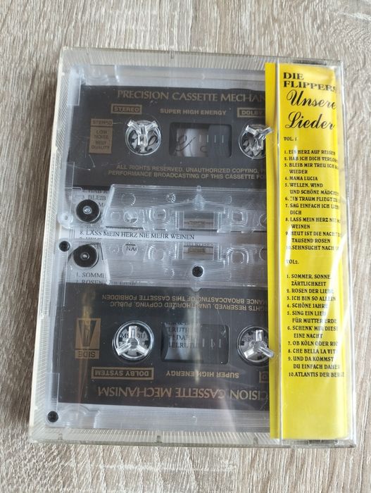 Kaseta magnetofonowa Die Flippers nowa w folii (album dwukasetowy)