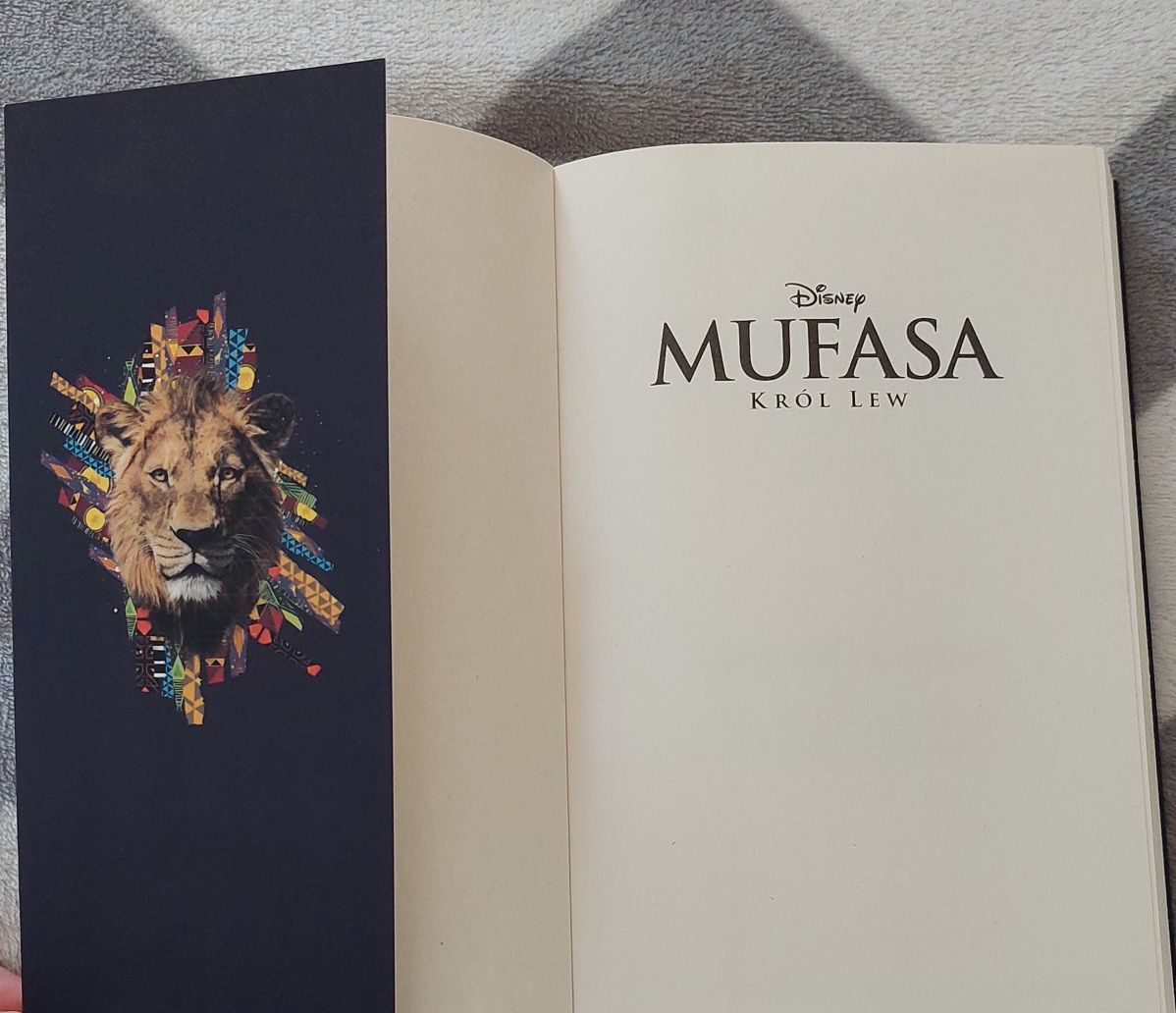 Książka Mufasa Król Lew  powieść filmowa