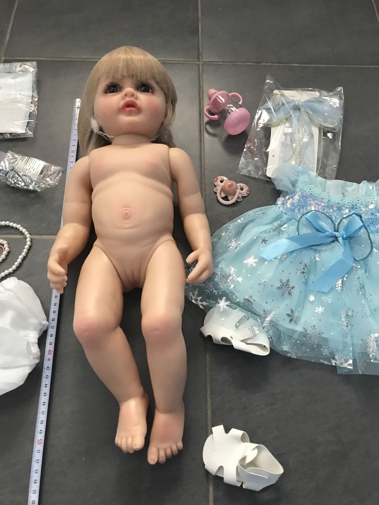 Lalka typu reborn 55 cm