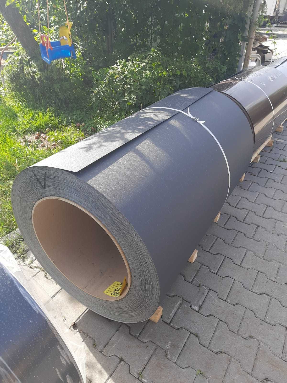 BLACHA trapezowa T18 na dach 7016 obróbki blacharskie dachowe 9005
