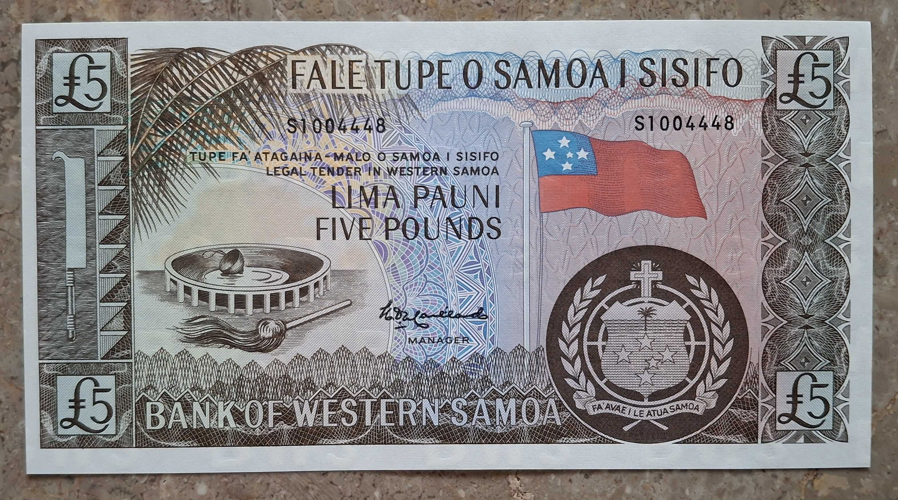 Samoa - 5 libras 2020 reprint - UNC