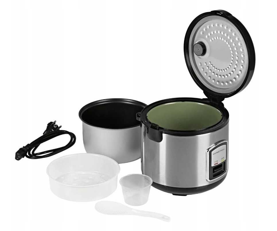 Parowar Gourmetmaxx Ryżowar z funkcją gotowania na parze 1L 400 W