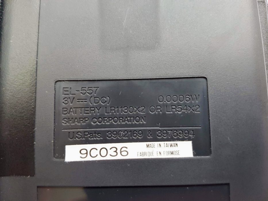 Редкий научный калькулятор Sharp EL-557