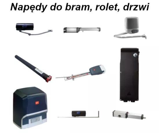 Napęd bram-Bramy garażowe-Ogrodzenia-Drzwi-Okna-Sprzedaż-Montaż-Serwis