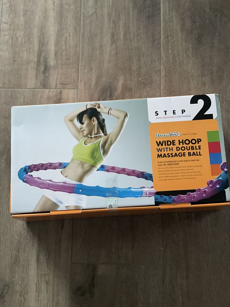 Hula hop steep 2 z kulkami nasującymi 110 cm