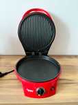 Składany grill elektryczny Bestron APZ400 czerwony 1800 W