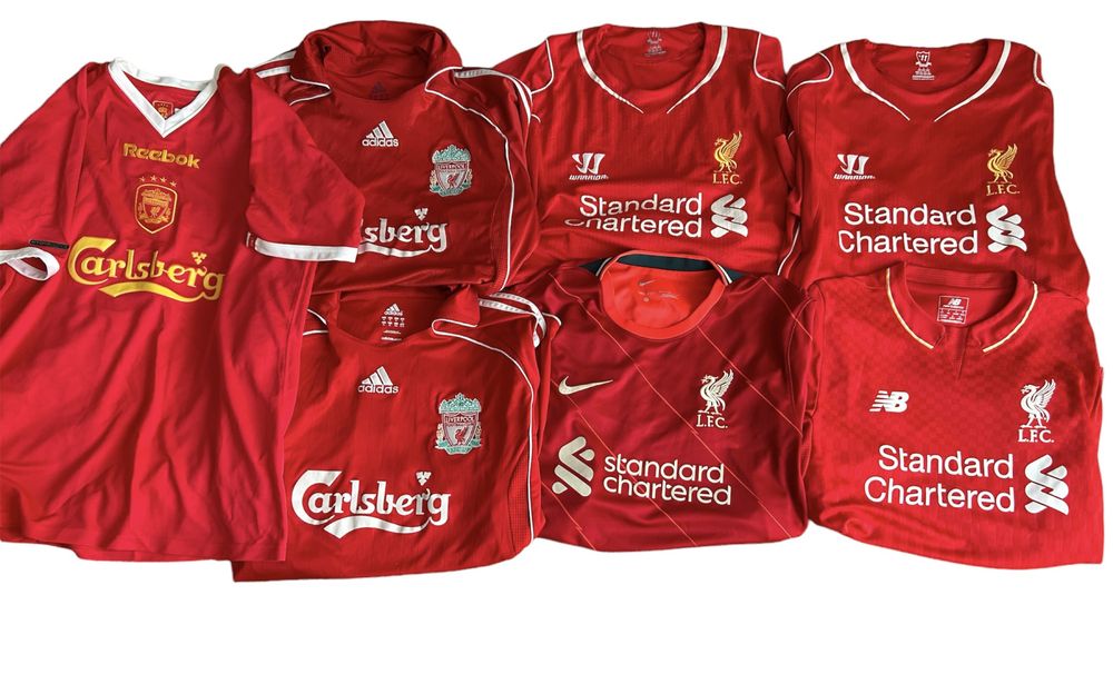 Liverpool zestaw koszulek piłarskich