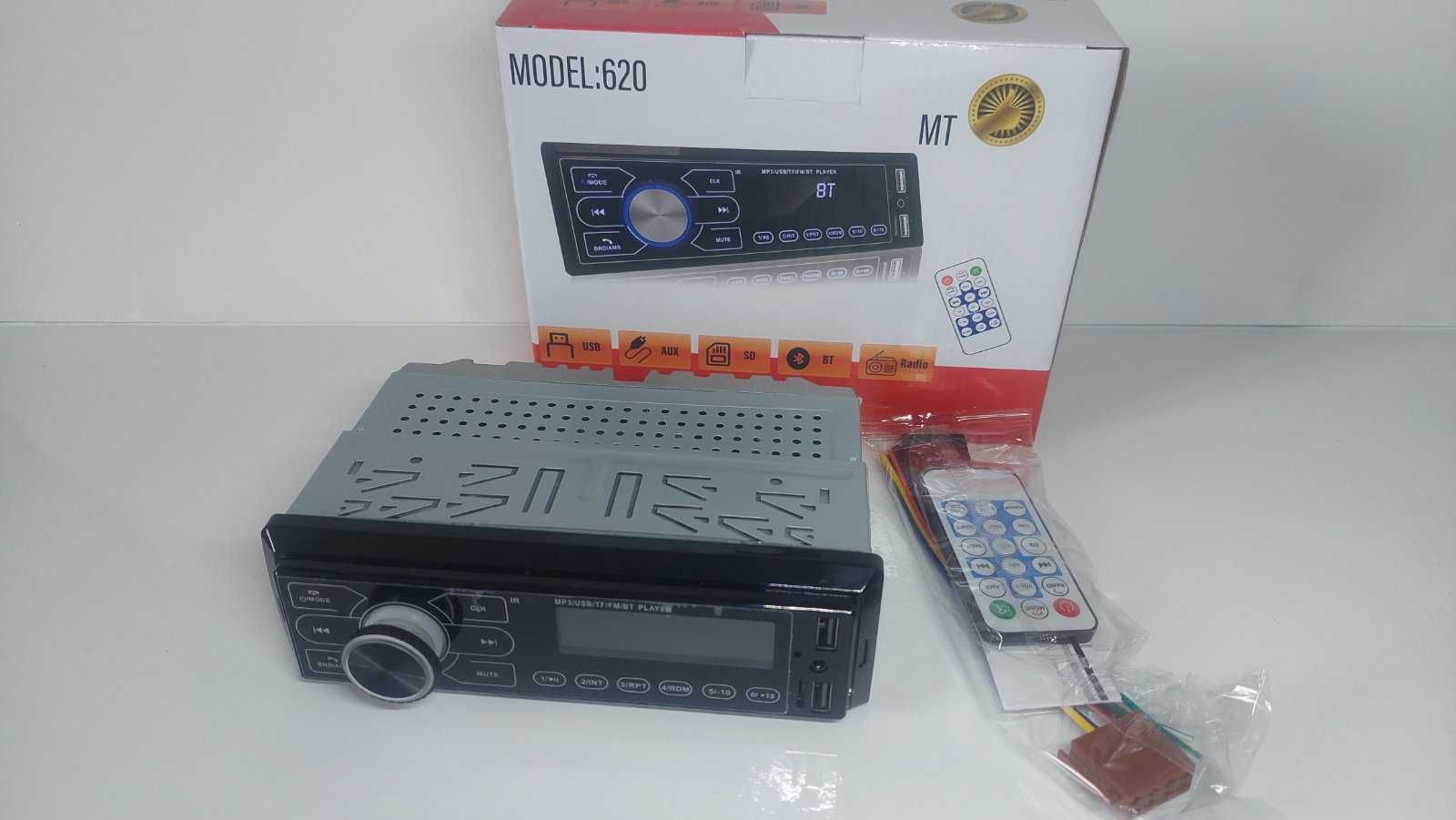 Автомагнитола JSD-620 ISO MP3 с Bluetooth для громкой связи