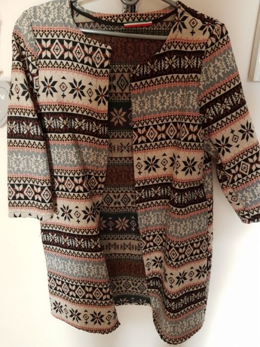 Narzutka plaszcz marynarka modna rozm 36/38 nowe retro styl italy