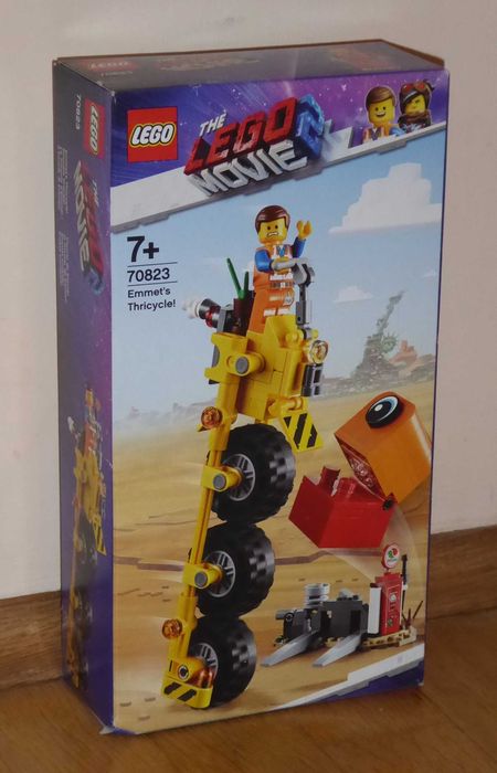 LEGO THE LEGO MOVIE 2 70823 - Trójkołowiec Emmeta, stan Idealny, Wroc