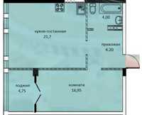 Своя квартира 52 кв.м в ЖК Виа Рома ул. Королева/ Инглези с котлом.