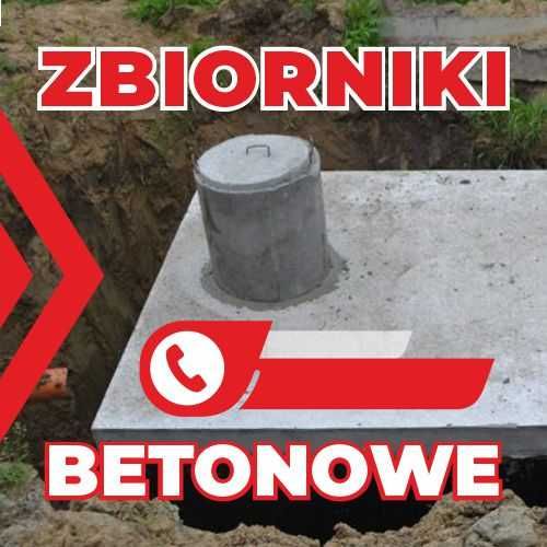 Szamba betonowe zbiornik zbiorniki betonowe producent 100% szczelne