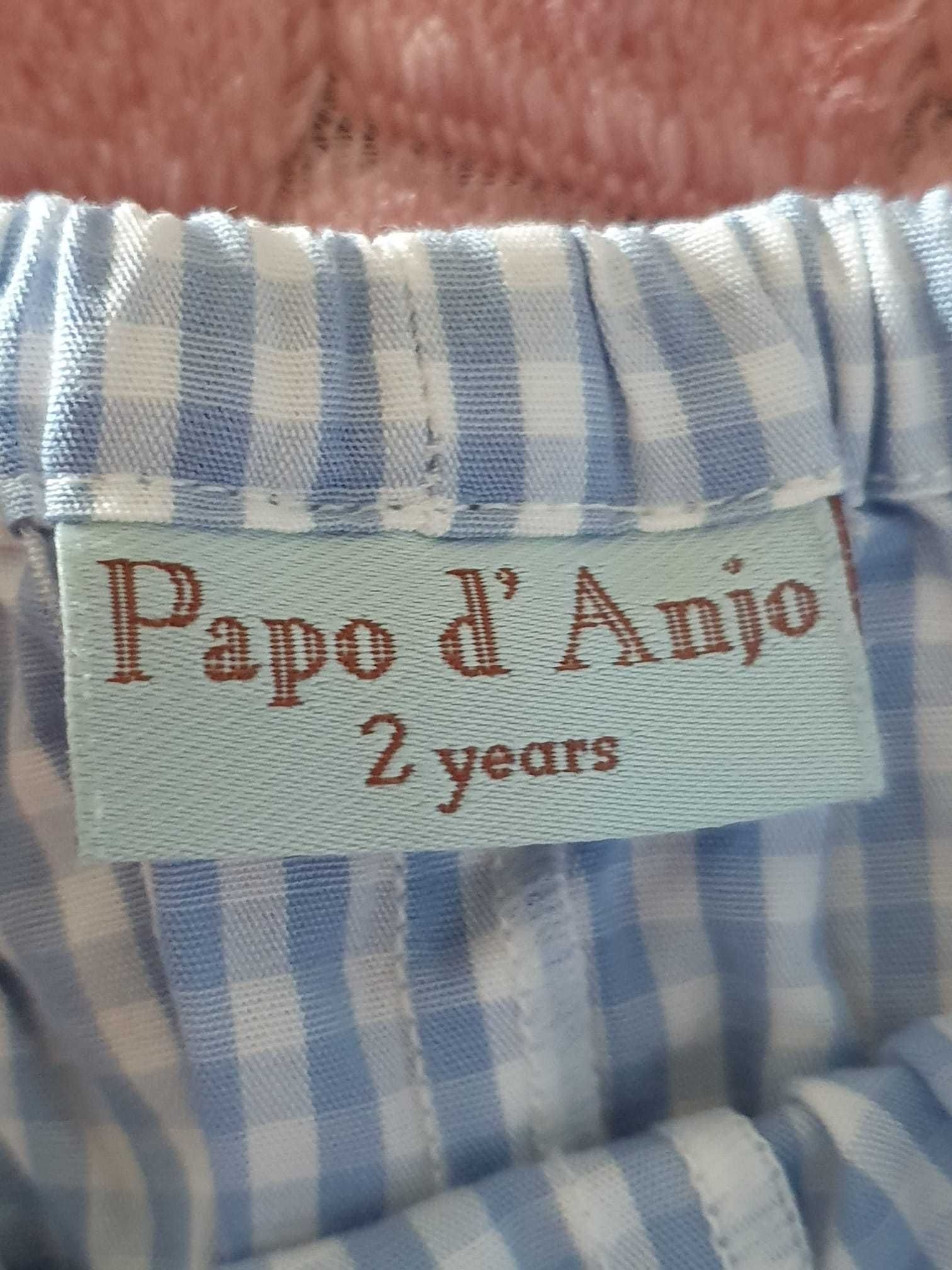 Vestido menina Papo d'Anjo - 2 anos