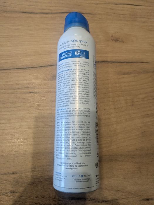Bioderma Atoderm SOS - Spray Łagodzący Wszelkie Podrażnienia 200ML