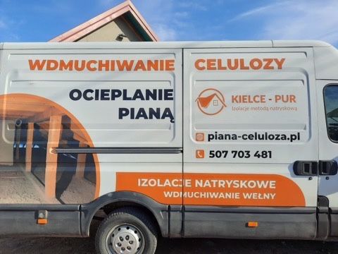 Piana Pur Celuloza w slosy zasyp stropów docieplenia poddaszy