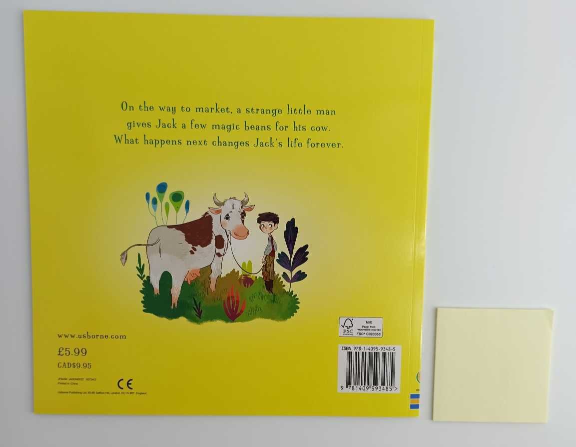 NOWA Usborne Jack and the Beanstalk Jaś i magiczna fasola