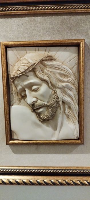 Quadro Jesus em marfinite