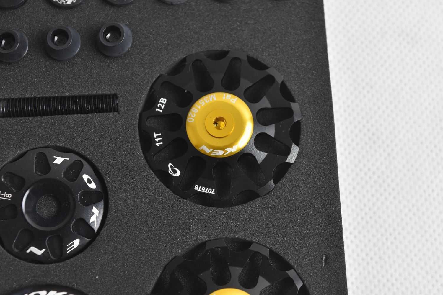 NOWY zestaw tuningowy TOKEN bling box black ! pod shimano !