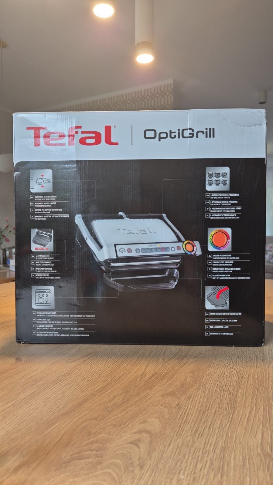Grill elektryczny Tefal OptiGrill GC8350 S1 – NOWY!