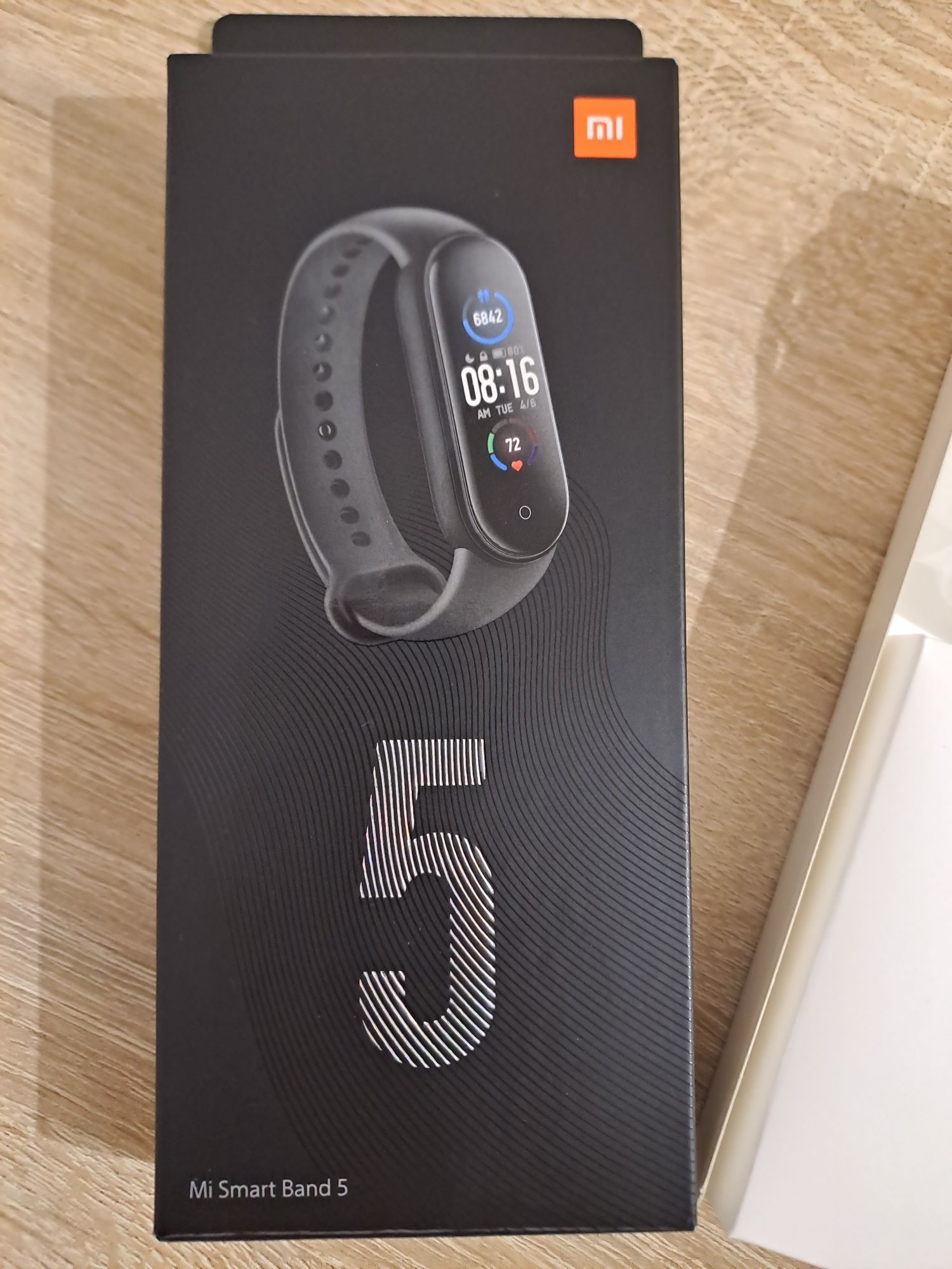 Mi Smart Band 5 z pudełkiem i ładowarką, wszystko sprawne