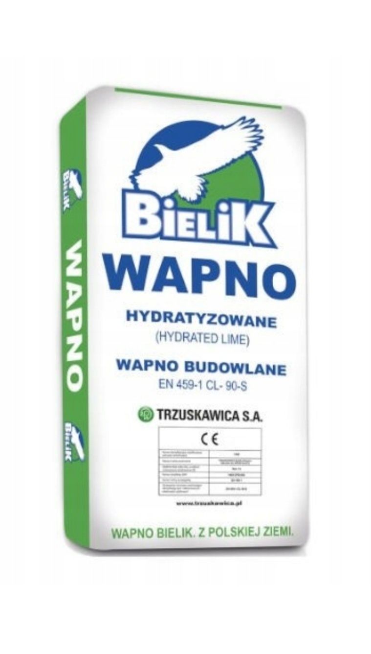 Wapno budowlane bielik worki