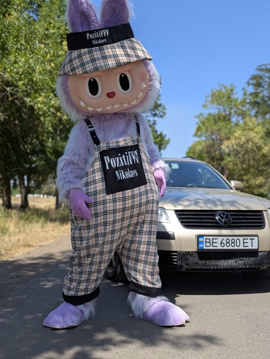 Лабубу.аниматоры Николаев, Ведмідь,Заяць,Шрек,Панда,Стич,Горилла