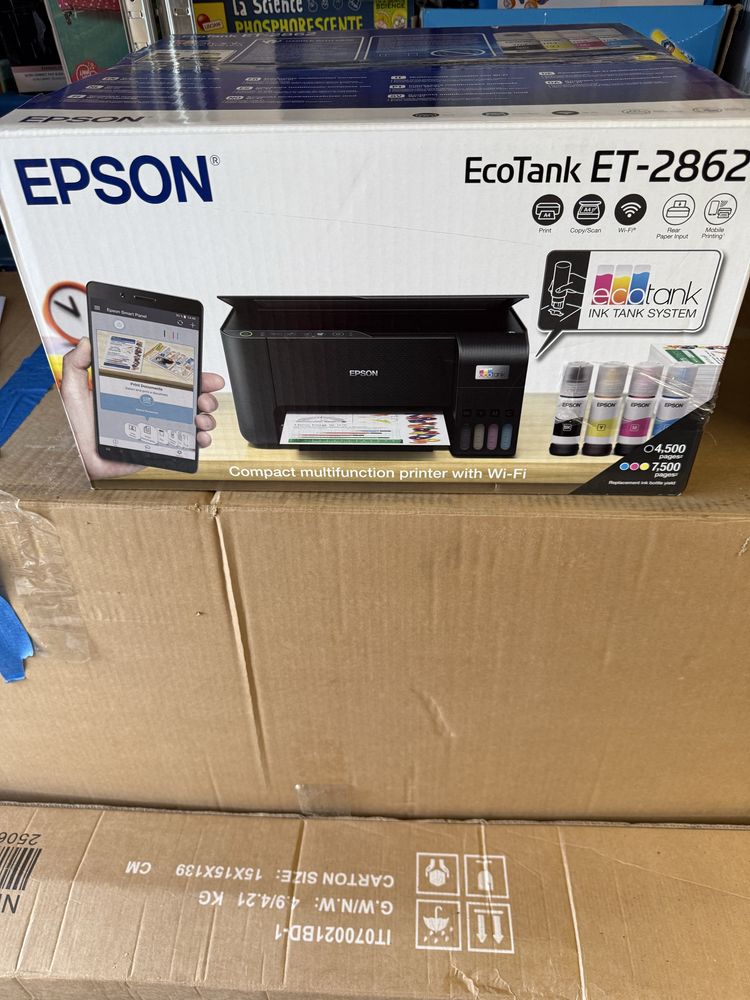 Drukarka wielofunkcyjna atramentowa (kolor) Epson EcoTank ET-2862