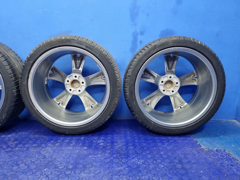 KOMPLET felg Aluminiowych opon Letni AUDI 7,5J x 19" 255/35 ET32 OEM