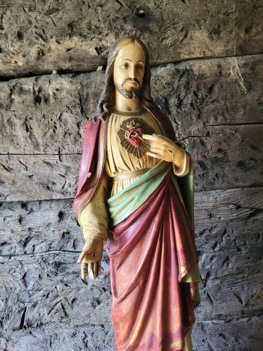 Duża figura 52 cm Pan Jezus Najświętsze Serce