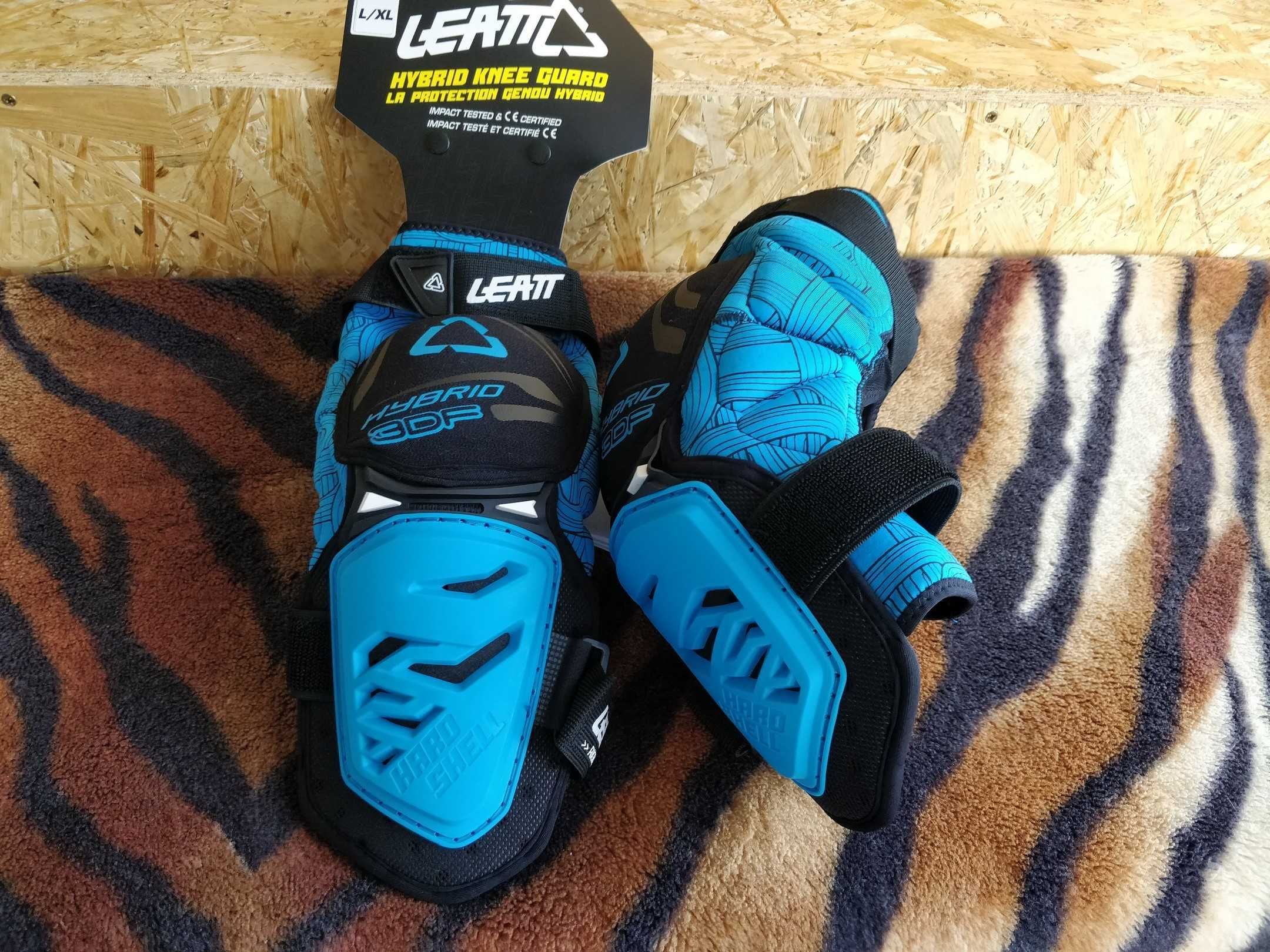 Защита колена Leatt 3DF Hybryd захист коліна S/M велозахист Нова