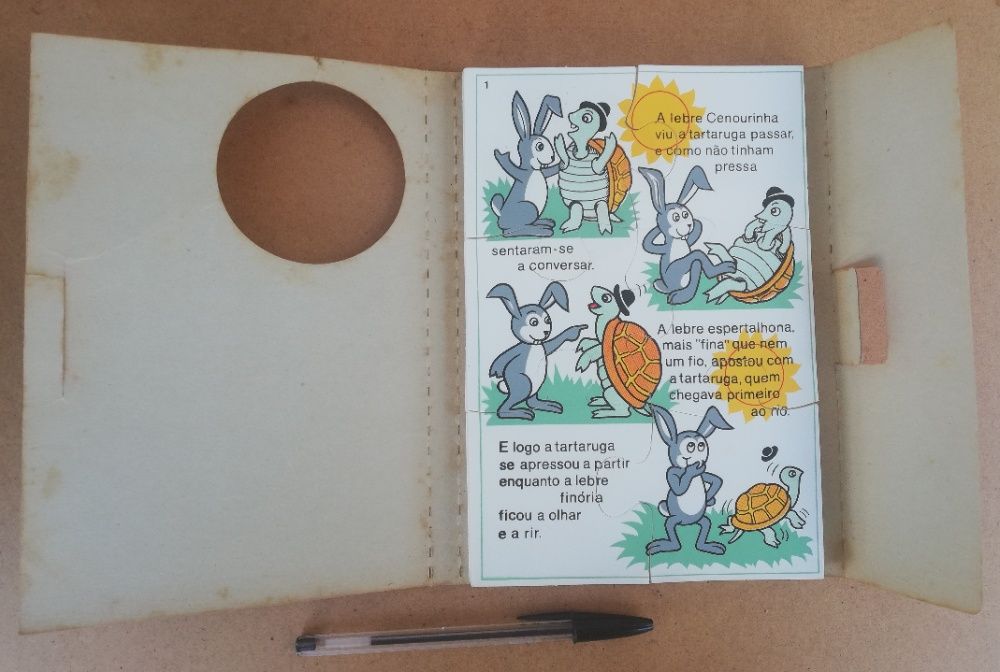 Livro- Puzzle Infantil anos 80