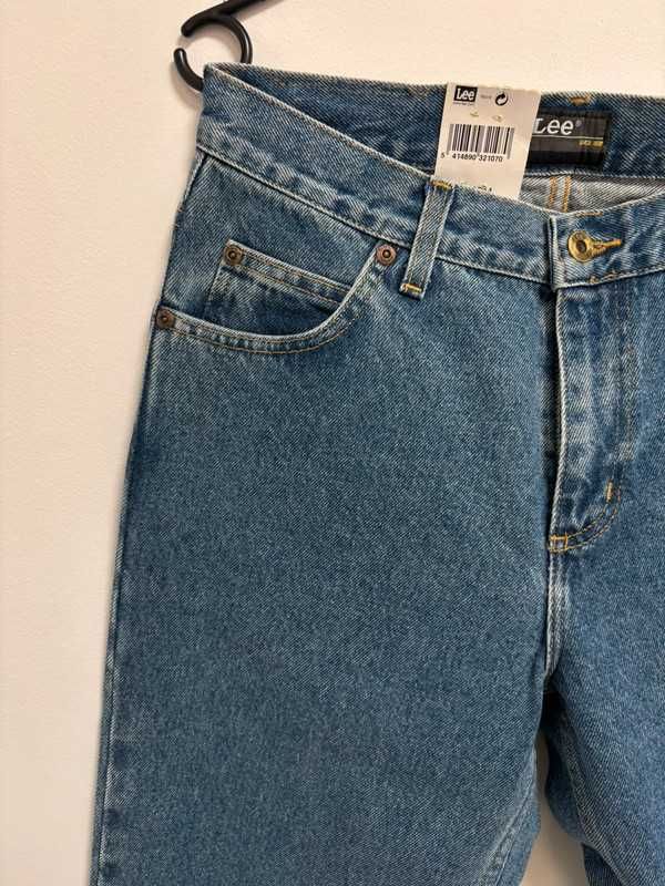 Spodnie męskie Lee Brooklyn W30 L32 jasne jeansy straight 100% bawełna