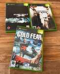XBOX: Dino Crisis 3, Silent Hill, FarCry, Halo, 50 cent, Cold Fear